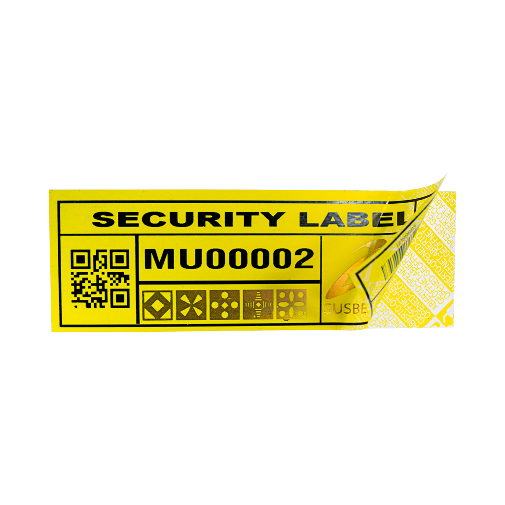 Etiqueta de Seguridad